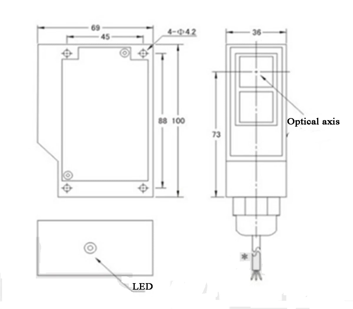 CowLost | light-switches-product_id-5m-diffuse-reflective-dc-npn-pnp-infrared-photoelectric-motion-sensor-for-security-light-car-wash |7