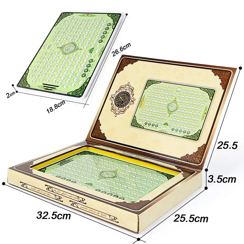 Portable Arabic Kids Educational Learning Pad, Interactive Preschool Multilingual Toy