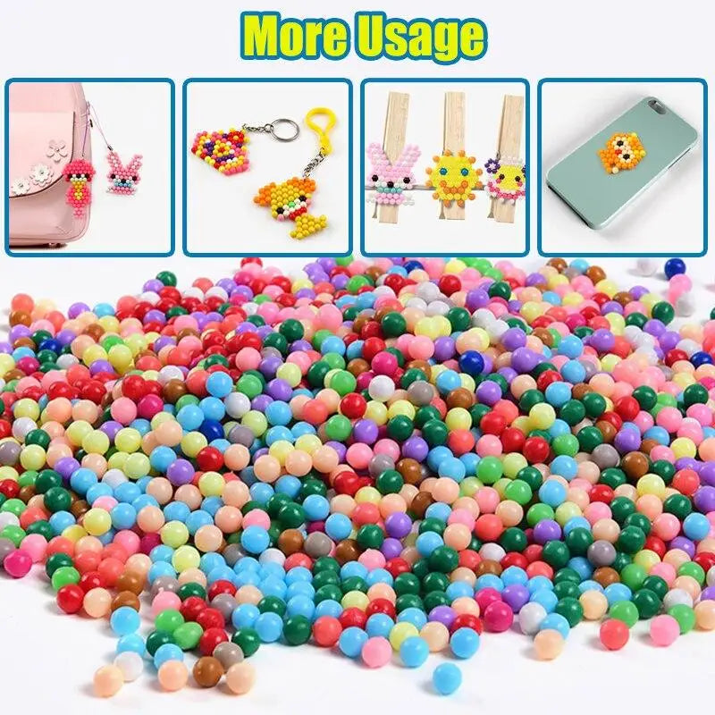 1200pcs Crystal Refill Pack Wholesale Fuse Beads Educational 3D Puzzle Toys