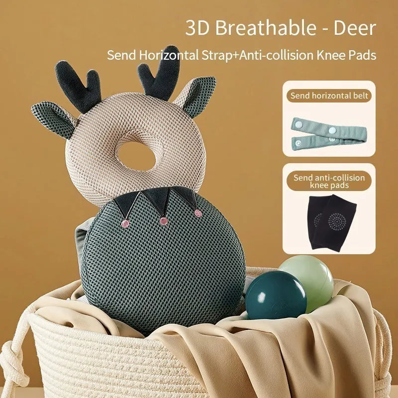 CowLost | aibedila-newborn-head-back-protector-baby-protect-pillow-learn-walk-headgear |29