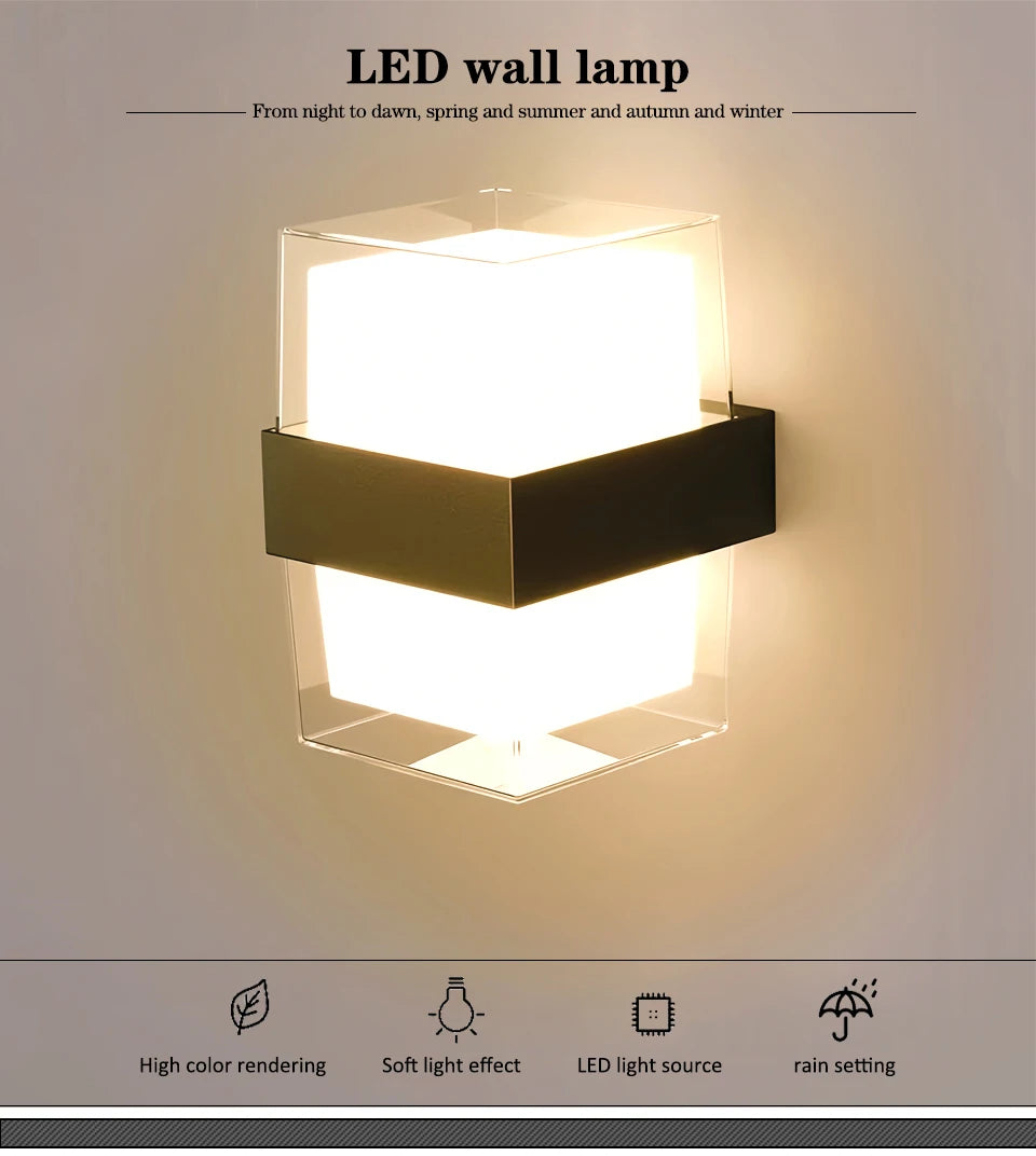 CowLost | product_id-led-waterproof-ip65-wall-lamp-for-outdoor-indoor-porch-balcony-garden-lighting |7