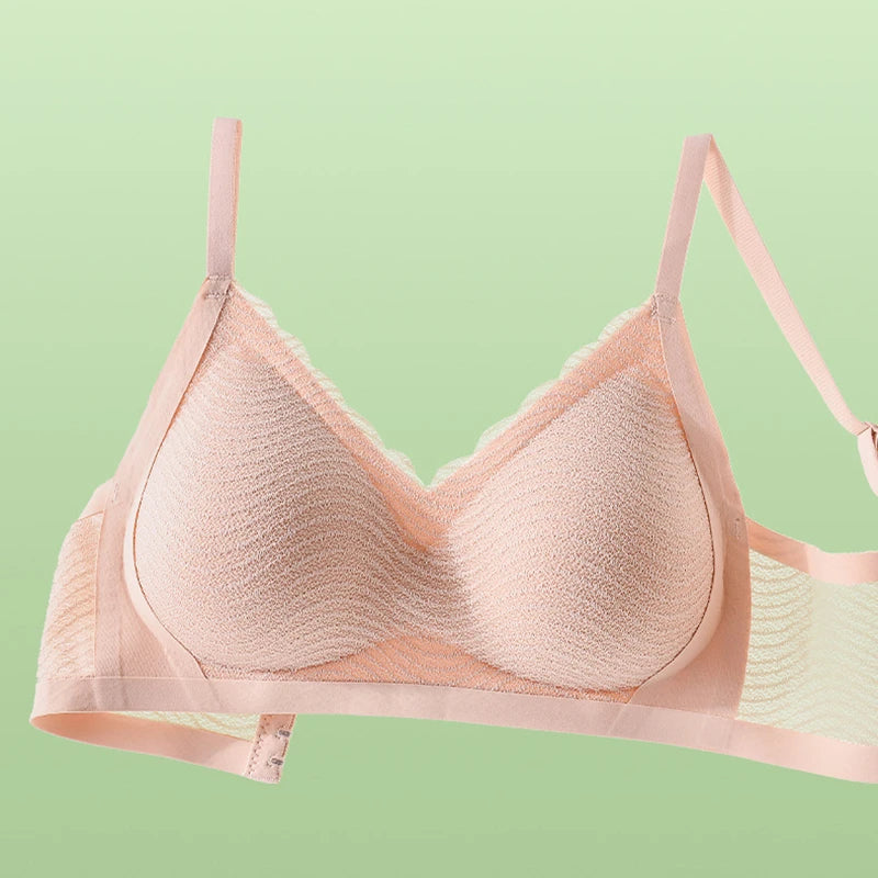 CowLost | product_id-lace-wireless-non-marking-bra-for-women-small-chest-anti-sagging-fixed-cup-beauty-back |15