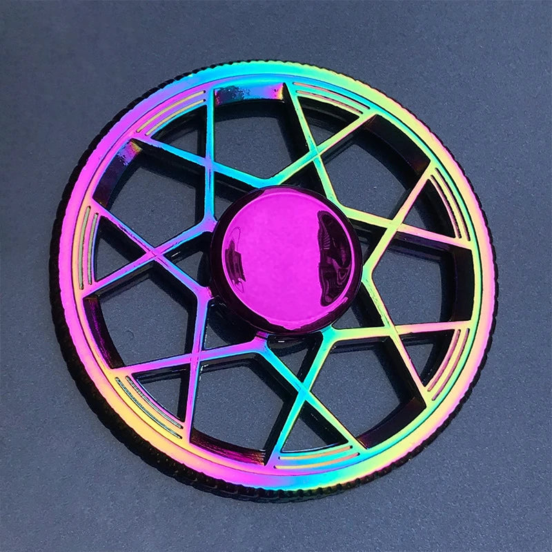 CowLost | product_id-metal-rainbow-gradient-fidget-spinner-r188-mute-bearing-anti-anxiety-edc-hand-toy |7