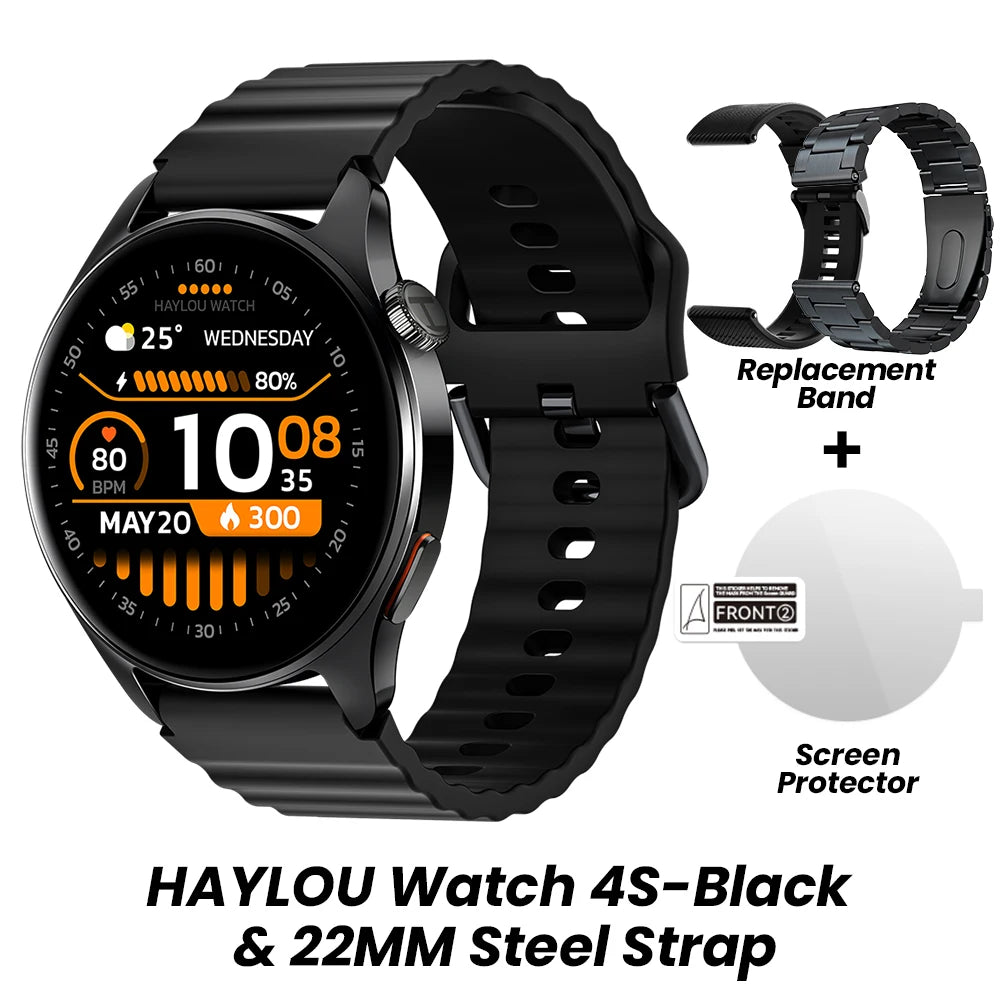 CowLost | haylou-watch-4s-gps-smartwatch-1-43-hd-amoled-display |35