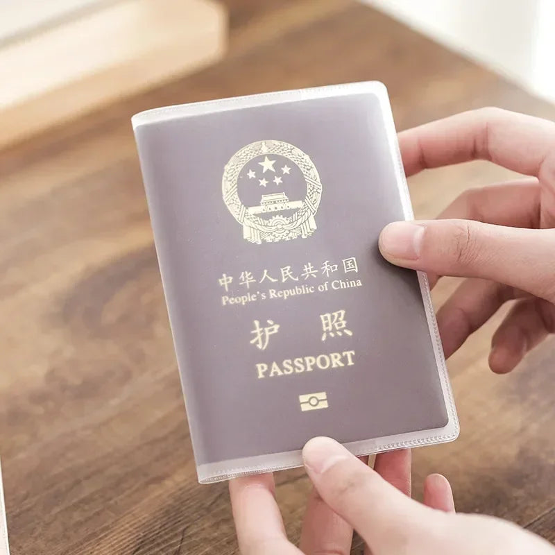 1pcs Passport Cover PVC Waterproof Case for Passport