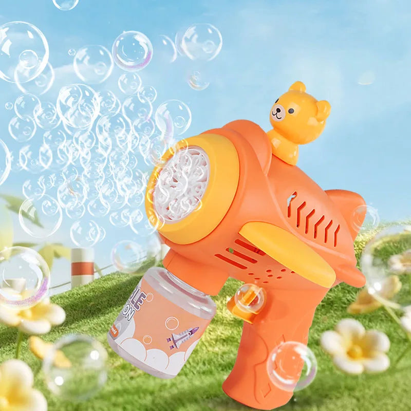 CowLost | product_id-little-bear-automatic-bubble-gun-toy-with-light-for-kids-summer-outdoor-party-gift |12