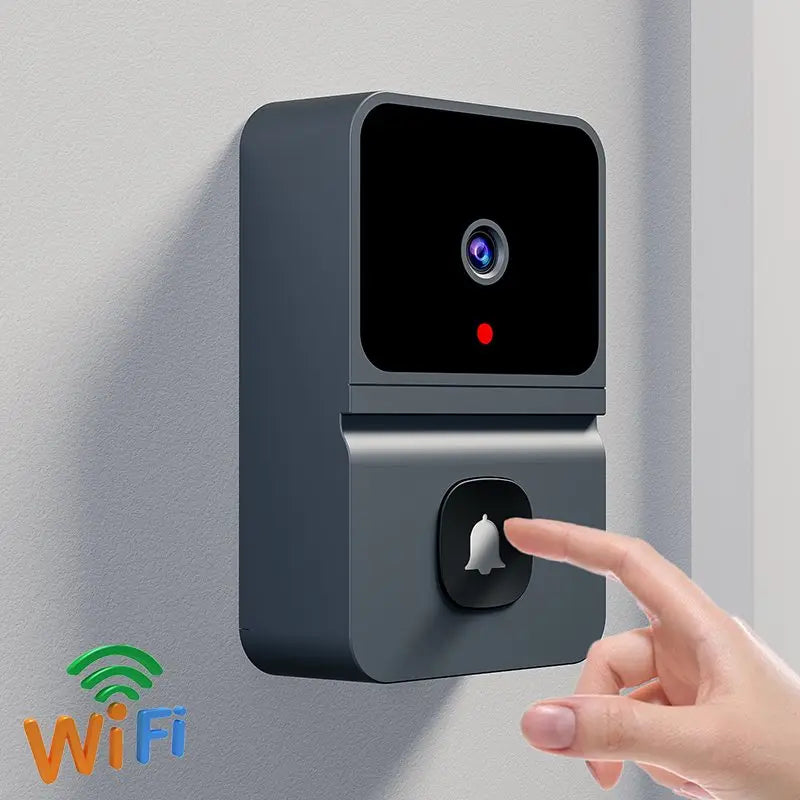 CowLost | wifi-video-doorbell-smart-home-wireless-security-protection-camera-ring-door-bell-intercom-night-vision-rechargeable-kement-app |1