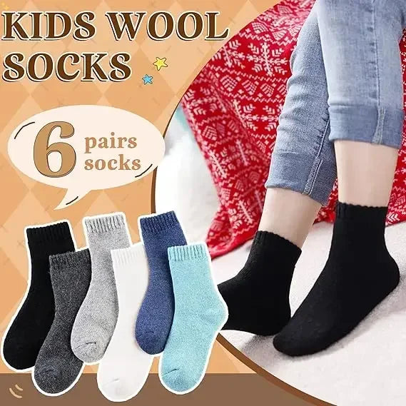 CowLost | uncategorized-kids-winter-merino-wool-hiking-socks-thick-crew-3-pack |5