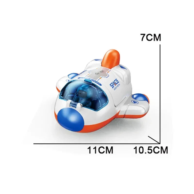 Children's Space Puzzle Toy Car Astronaut Rocket Model Gift for Boys