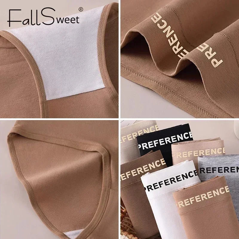 CowLost | product_id-fallsweet-5-pack-plus-size-womens-seamless-mid-rise-briefs |5