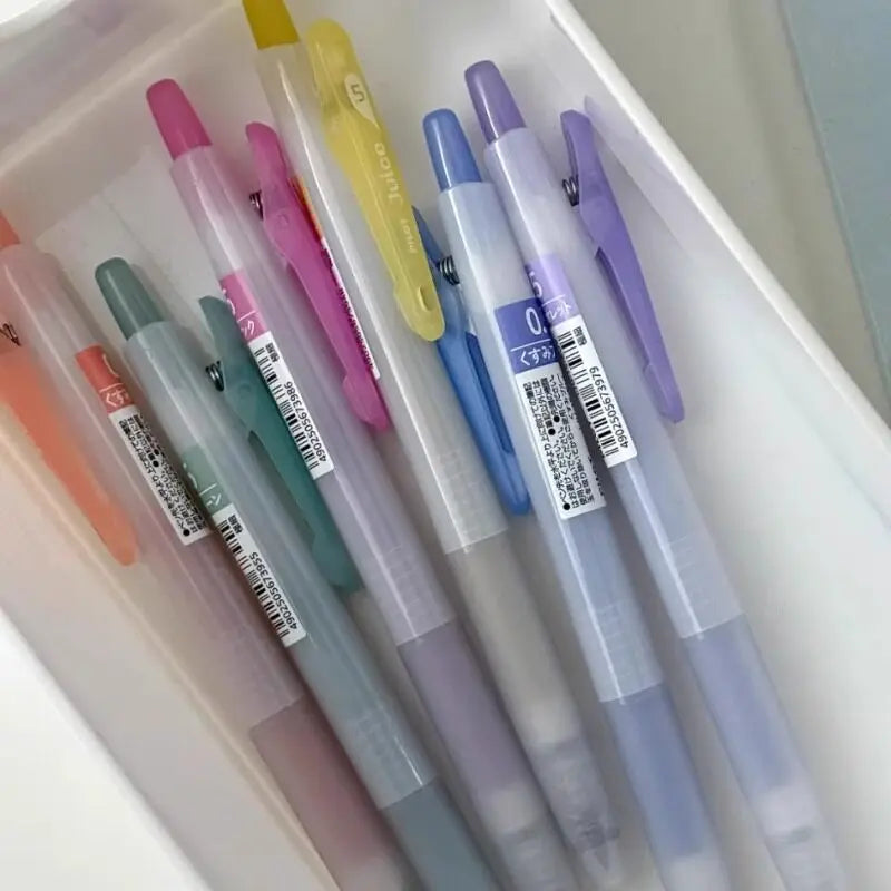 CowLost | product_id-pilot-juice-0-5mm-fine-gel-pens-soft-pastel-vintage-classics-clear-barrel-for-writing-illustration |6