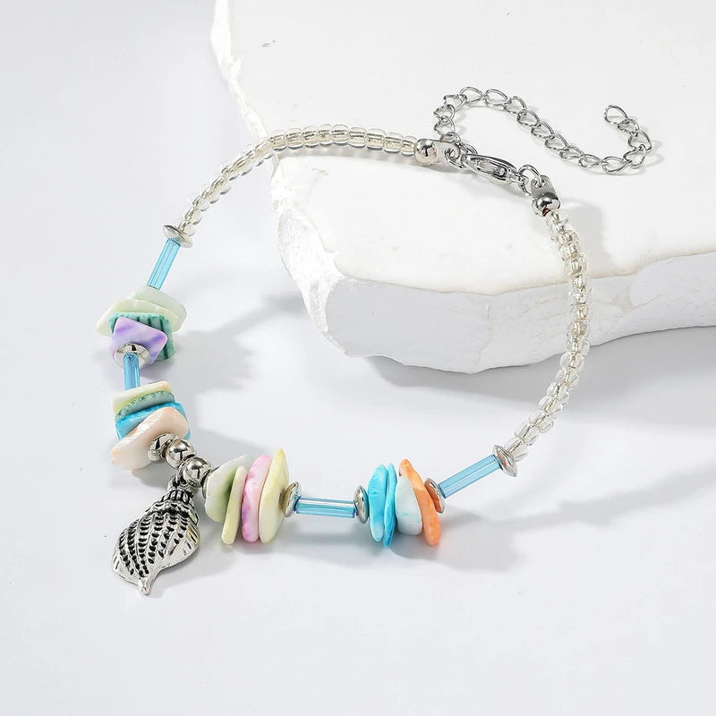 CowLost | bohemian-shell-bracelet-for-women-starfish-conch-irregular-stone-beads |3