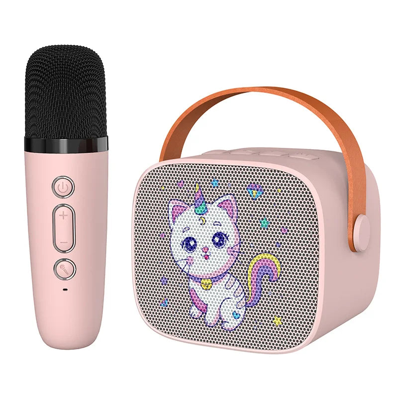 CowLost | game-timers-portable-mini-cartoon-cat-bluetooth-karaoke-speaker-with-microphone |22