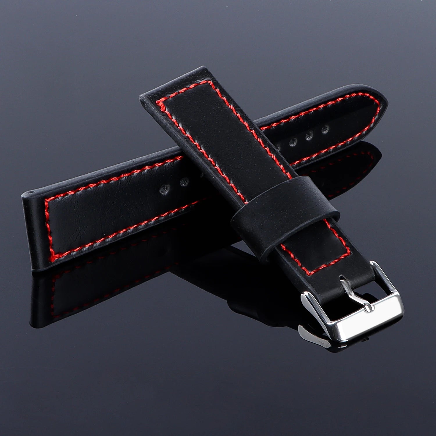 CowLost | product_id-genuine-leather-universal-watch-strap-for-rolex-square-buckle-18-20-22-24mm-unisex |7