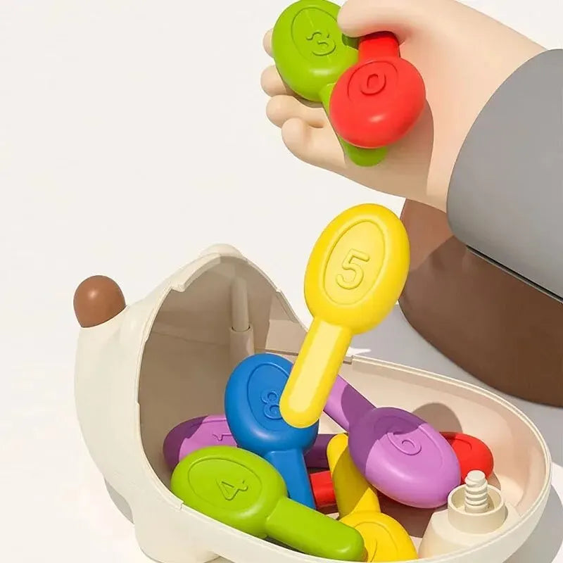 Montessori Baby Hedgehog Sensory Fine Motor Educational Toy for Kids