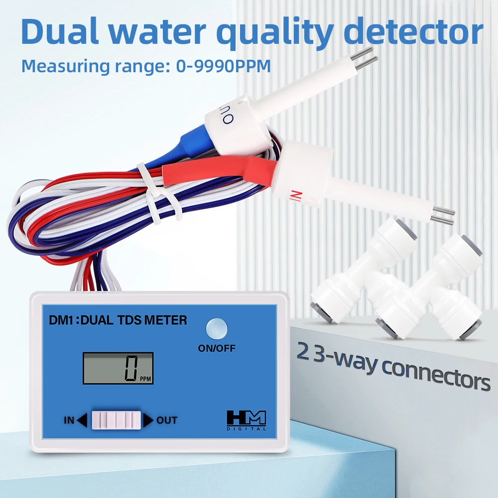 HM Digital Online Water Quality Tester LCD TDS/EC Meter PPM Detection for Pool Laboratory