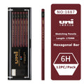 CowLost | product_id-12pcs-uni-mitsubishi-sketching-pencils-6b-9h-multi-hardness-wood-art-supplies |16