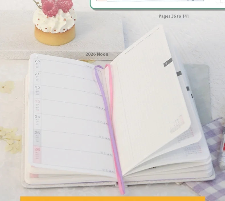 CowLost | product_id-kinbor-2026-weekly-monthly-plan-notebook-with-10-patterns-78g-paper-120-sheets |14