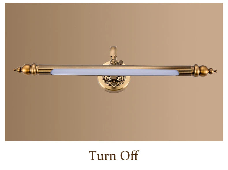 CowLost | product_id-bronze-mirror-led-wall-lamp-8w-51cm-antique-gold-for-bedroom-bathroom |13
