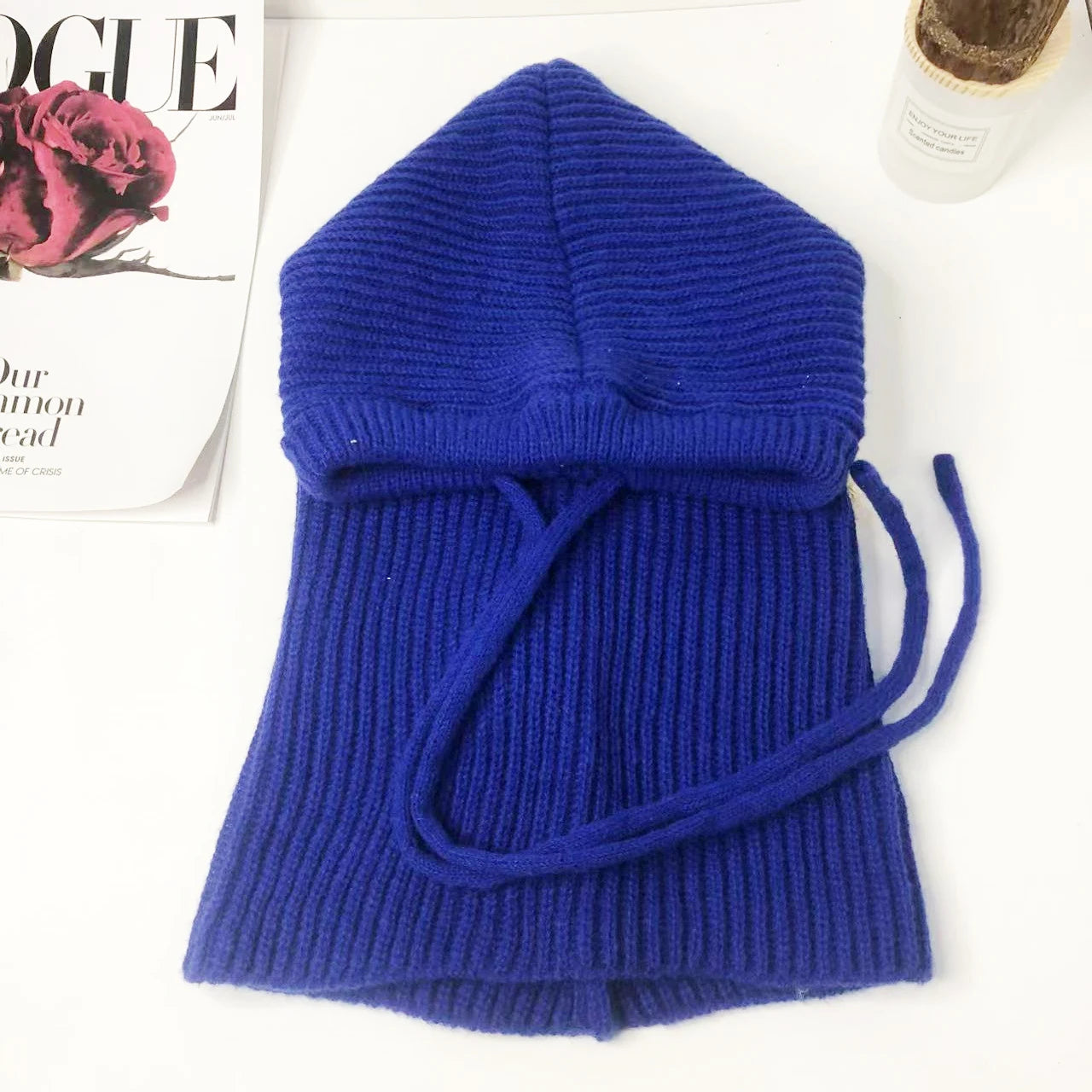 CowLost | winter-womens-hats-unisex-knitted-hooded-neck-collar-cap-beanie-for-men-women |18
