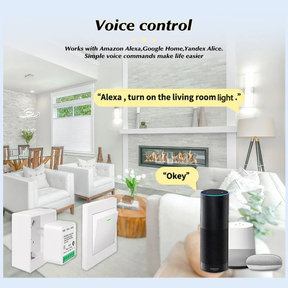 CowLost | wireless-communication-modules-product_id-wifi-zigbee-3-0-mini-breaker-smart-switch-module-2-way-control-compatible-with-tuya-alexa-google-home |6