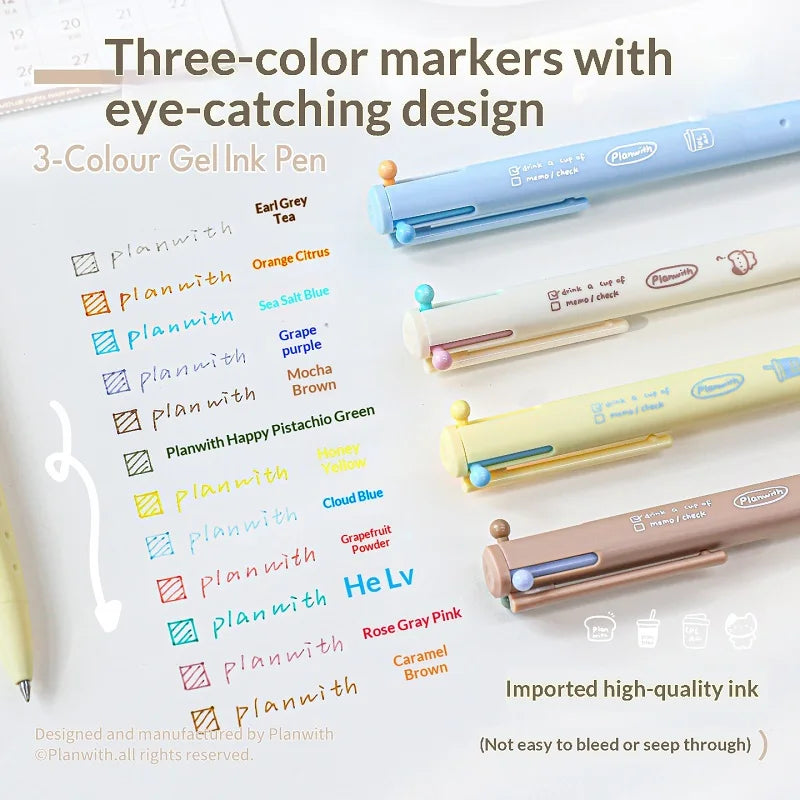CowLost | product_id-planwith-macaron-3-in-1-gel-highlighter-pen-pastel-multicolor-for-notes-journaling-gift |3