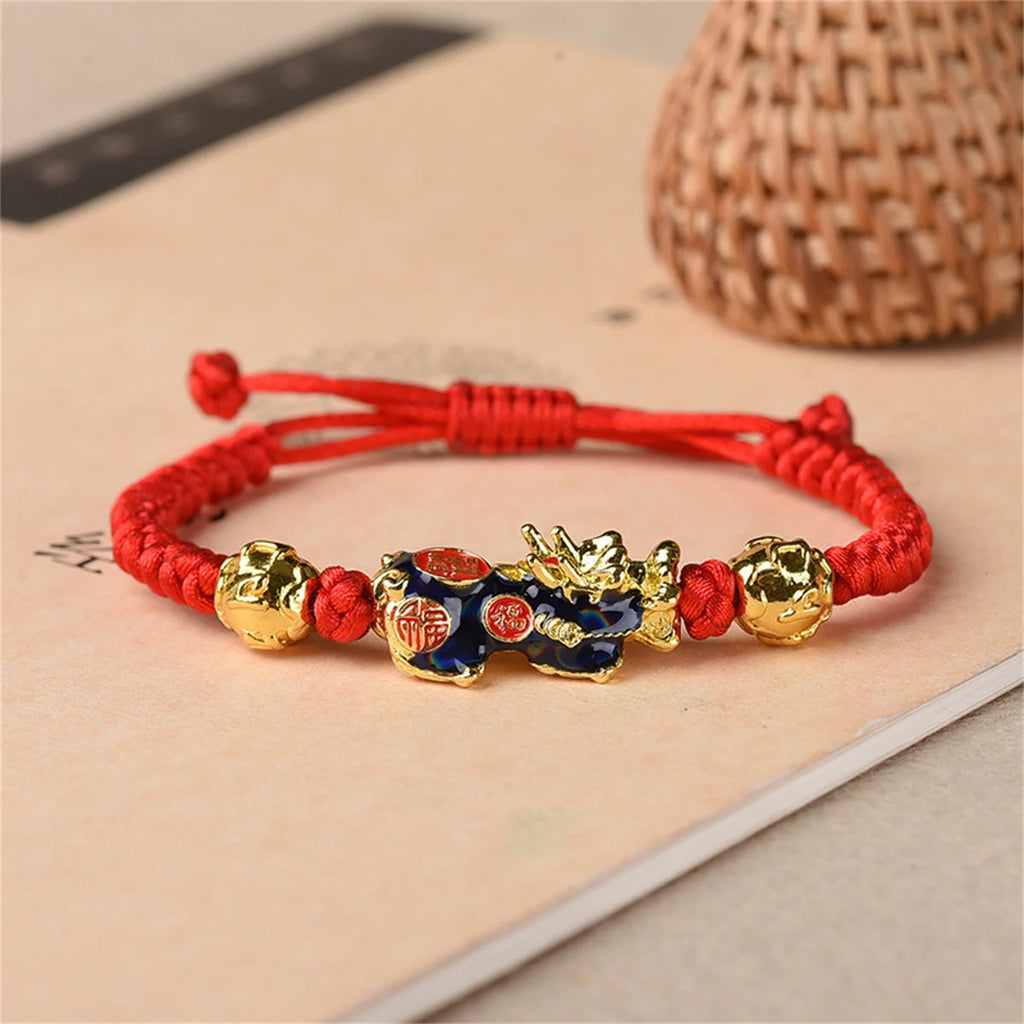 Feng Shui Pixiu Changing Color Prayer Beads Bracelet for Men and Women