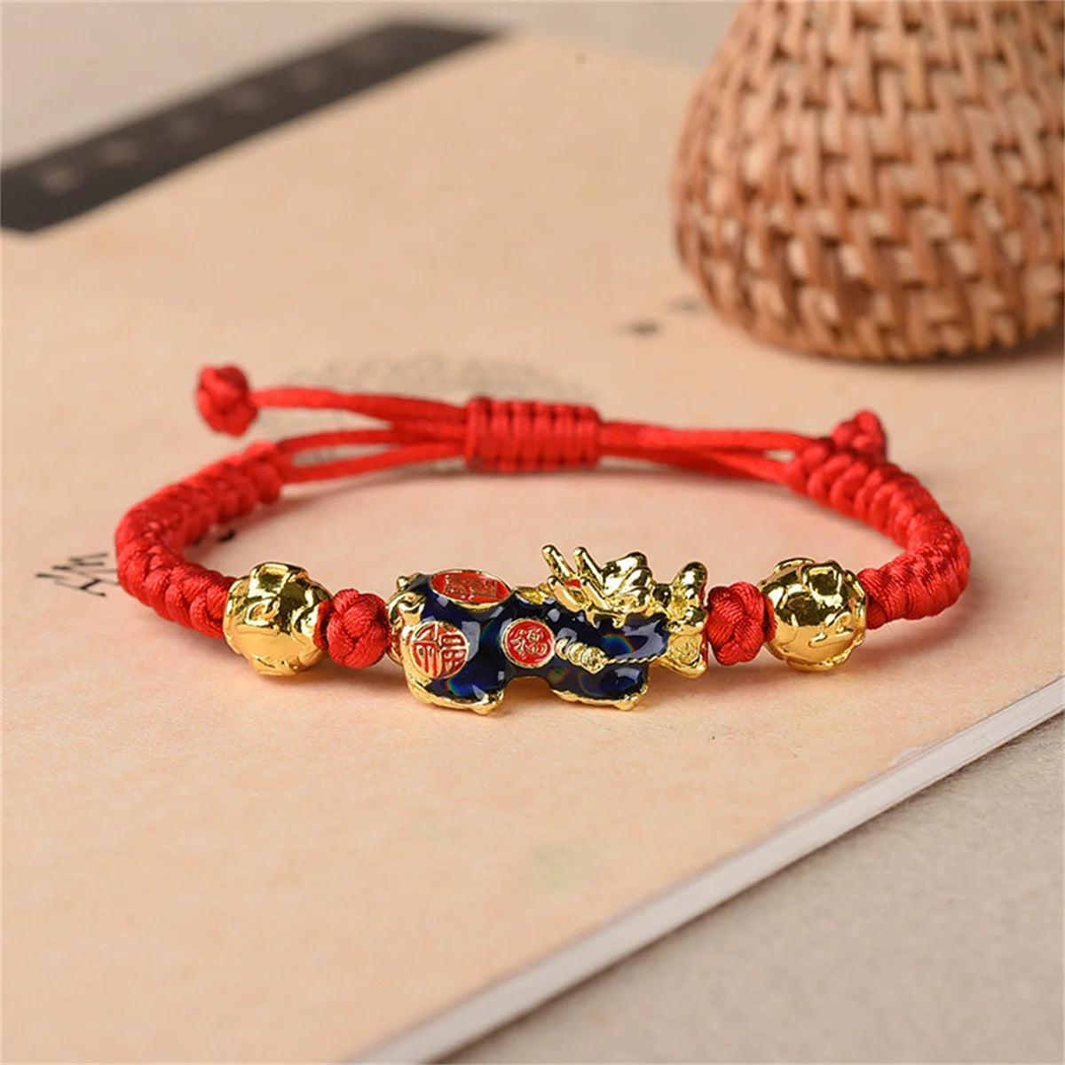 Feng Shui Pixiu Changing Color Prayer Beads Bracelet for Men and Women