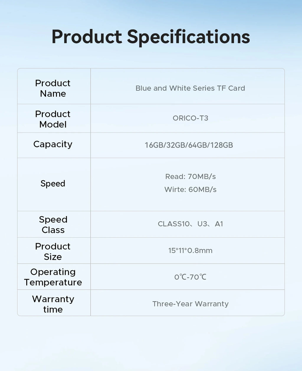 CowLost | orico-t3-128gb-microsdxc-uhs-i-memory-card |14