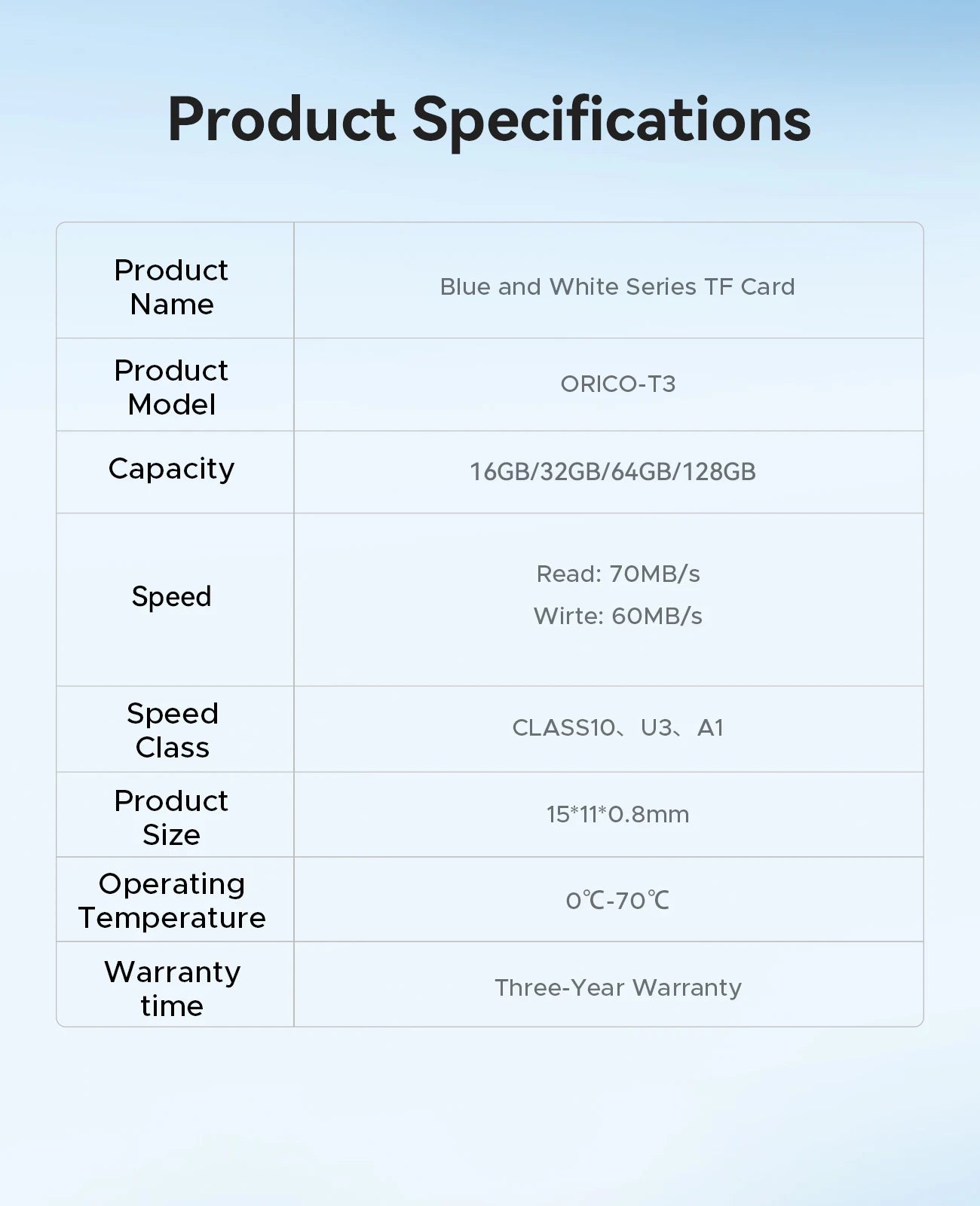 CowLost | orico-t3-128gb-microsdxc-uhs-i-memory-card |14