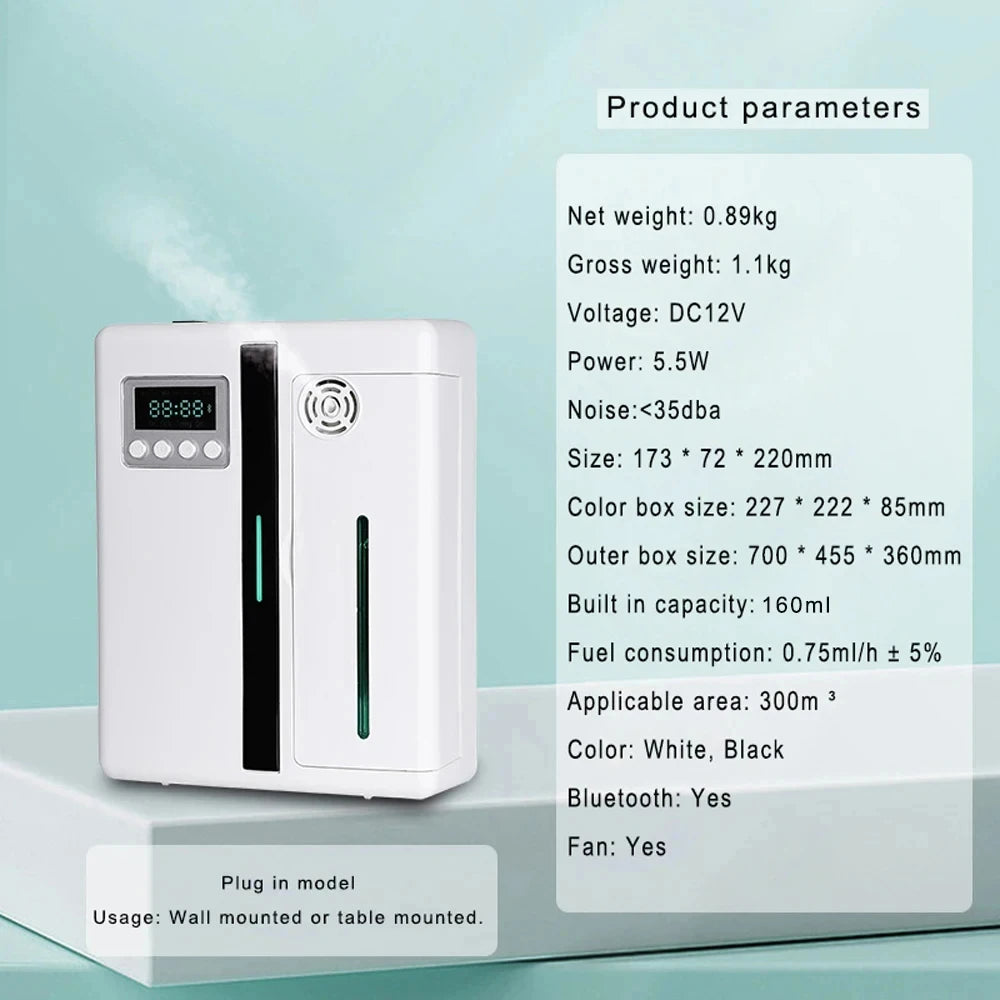 CowLost | product_id-homefish-160ml-wall-mounted-aroma-diffuser-with-fan-for-large-area-hotel-lobby-and-home |19