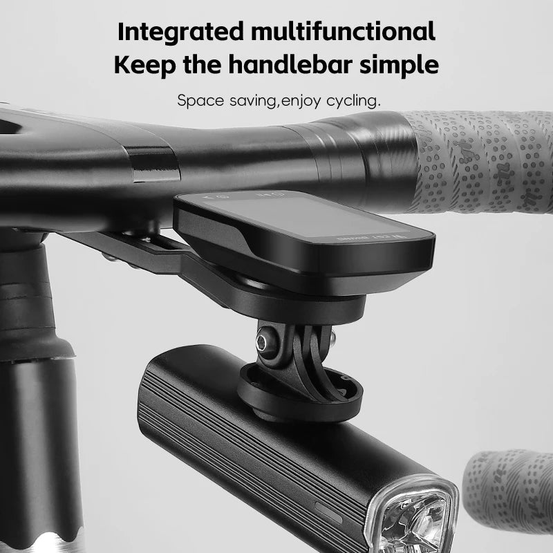 CowLost | west-biking-bicycle-computer-bracket-integrated-molding-bike-light-holder-for-garmin-bryton-bracket-mtb-road-bike-accessories |5