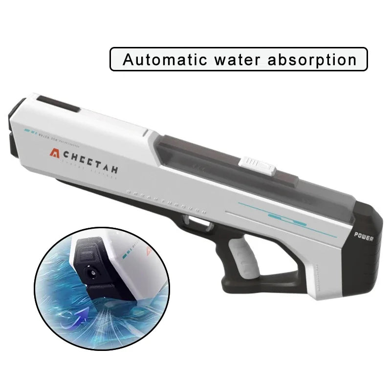 Fully Electric High Pressure Water Gun Toy for Outdoor Pool Games