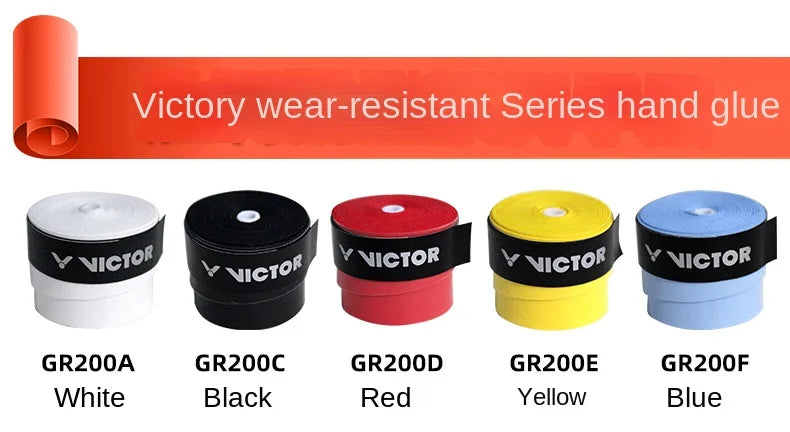 CowLost | sporting-goods-10pcs-victor-original-hand-glue-sweat-absorbent-non-slip-badminton-racket-strap-gr200 |7