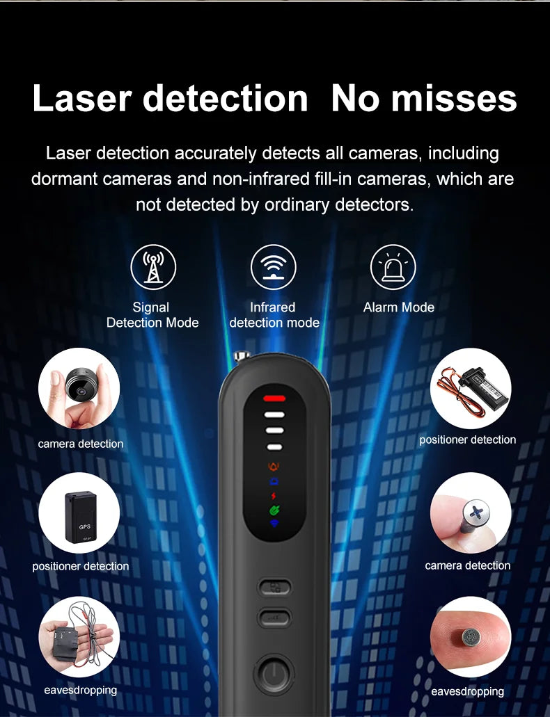 CowLost | product_id-hidden-camera-detector-with-infrared-gps-eavesdropping-detection-adjustable-sensitivity-for-privacy |11