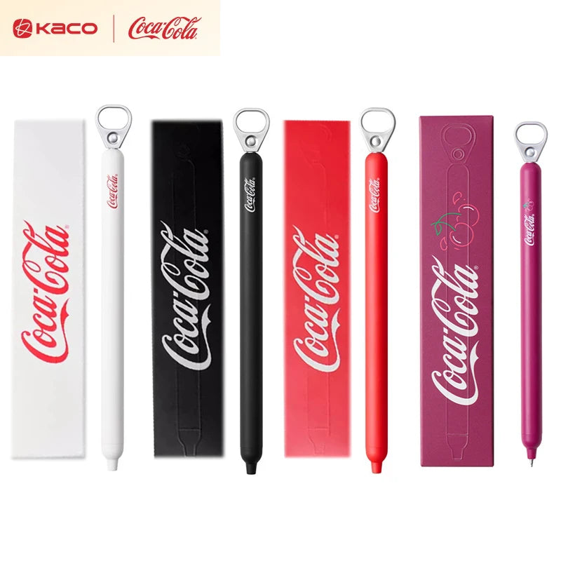 CowLost | product_id-kaco-coca-cola-limited-edition-0-5mm-black-gel-pen-cherry-pull-tab-for-homework-exams |1