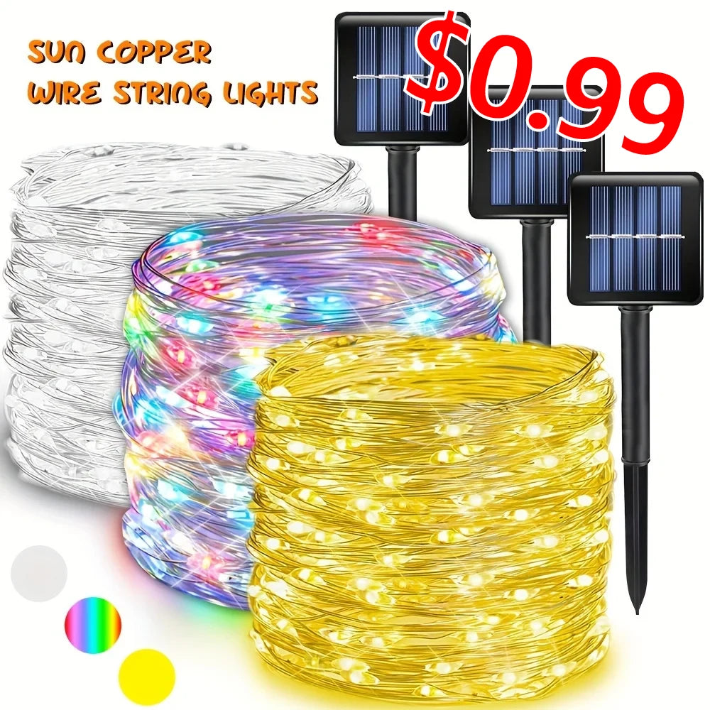 CowLost | light-ropes-strings-product_id-solar-led-rope-fairy-tube-lights-outdoor-waterproof-8-mode-lawn-garden-decoration |10
