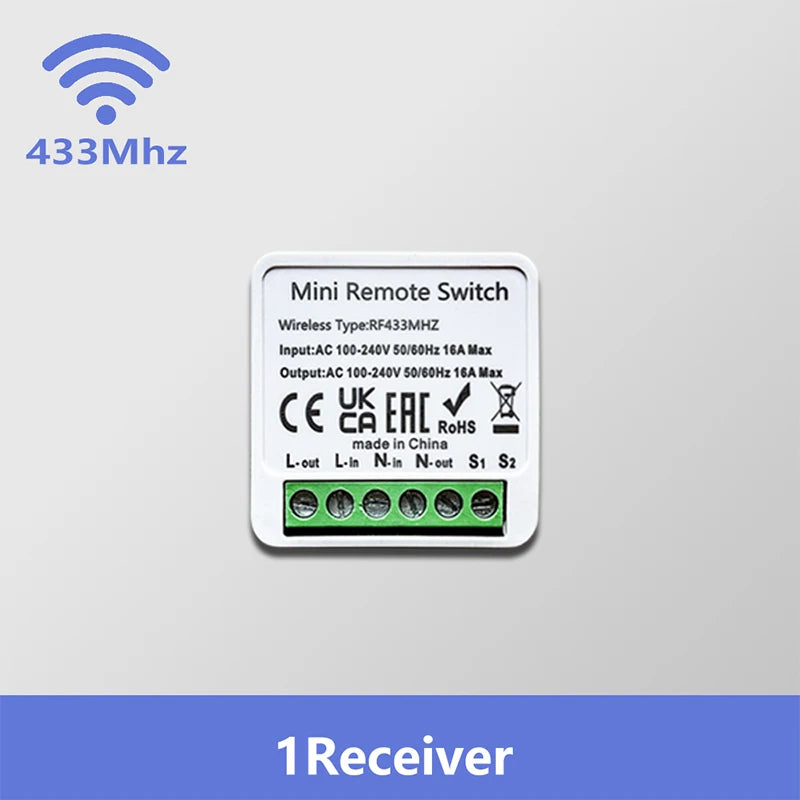 CowLost | fan-remote-controls-product_id-rf-433mhz-wireless-smart-wall-switch-panel-with-mini-relay-receiver-for-led-lights-and-fans |12