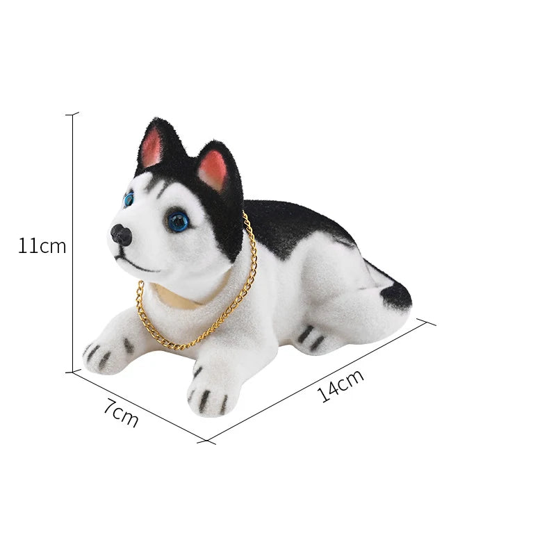 CowLost | car-doll-husky-beagle-st-bernard-shepherd-shake-head-dog-decoration-car-interior-decoration-cute-creative-gift-tabletop-ornament |14