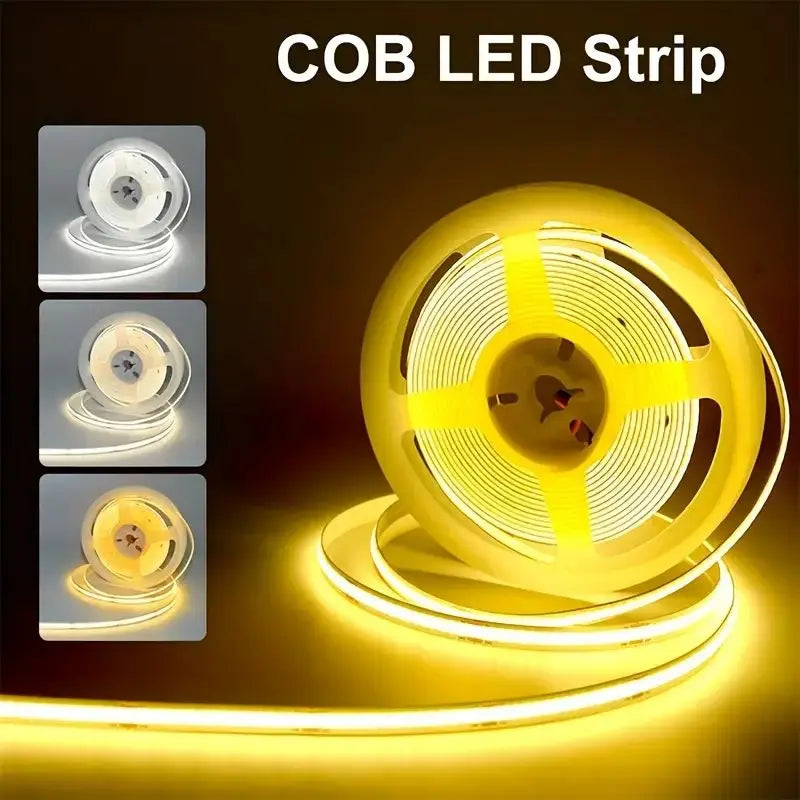 CowLost | light-ropes-strings-product_id-cob-5v-high-density-led-strip-lights-with-press-switch-ra90-for-living-room-cabinet-decor |10