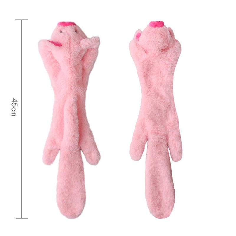 CowLost | dog-kennel-run-accessories-soft-shell-plush-squeaky-dog-toy |9