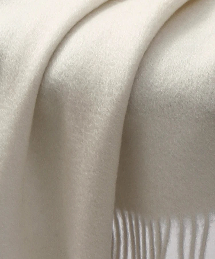 CowLost | winter-pure-long-wool-scarf-women-luxury-brand |10