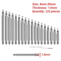 CowLost | product_id-360pcs-stainless-steel-watch-spring-bars-strap-pins-1-5-1-8mm-diameter-8-25mm-length-repair-kit |13
