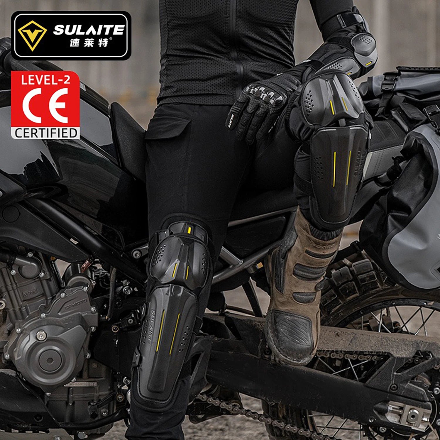 CowLost | ce-level-2-motorcycle-knee-and-shin-guards-pads |2
