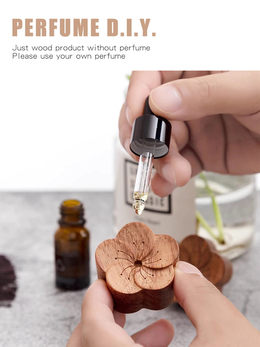 CowLost | product_id-diy-wooden-flower-car-air-freshener-vent-clip-diffuser-no-perfume |8
