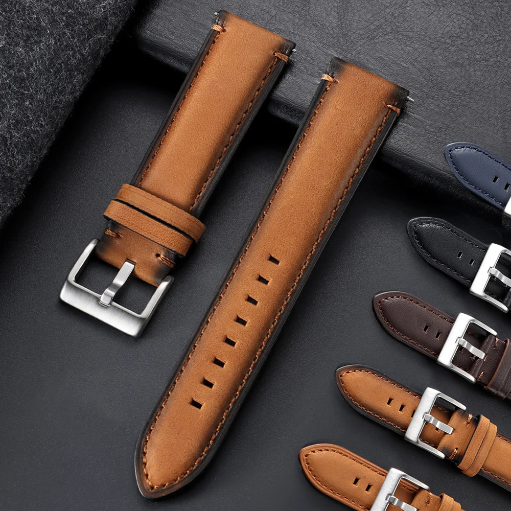 CowLost | product_id-vintage-brown-leather-quick-release-watch-strap-20-24mm-for-seiko-unisex |1