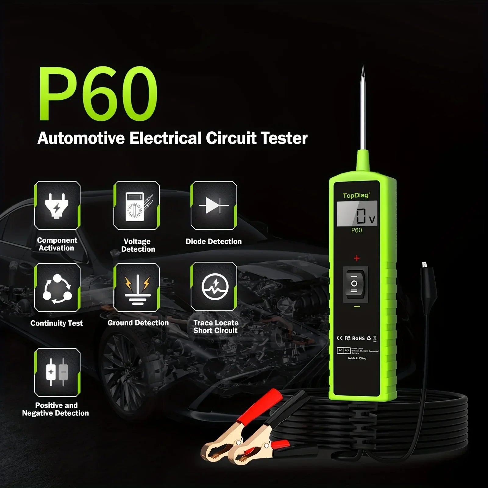 CowLost | electric-vehicle-ev-parts-accessories-topdiag-p60-automotive-circuit-tester-with-lcd-display-and-flashlight-6-30v-dc |7