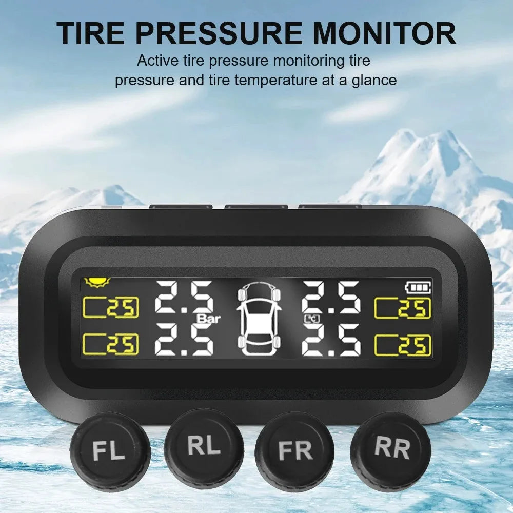 CowLost | air-intake-temperature-sensors-product_id-solar-car-tire-pressure-monitoring-system-with-4-external-sensors-and-temperature-warning |6