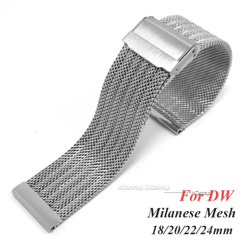 CowLost | product_id-0-6mm-stainless-steel-milanese-mesh-watch-band-for-dw-18-24mm-black-rose-gold |8