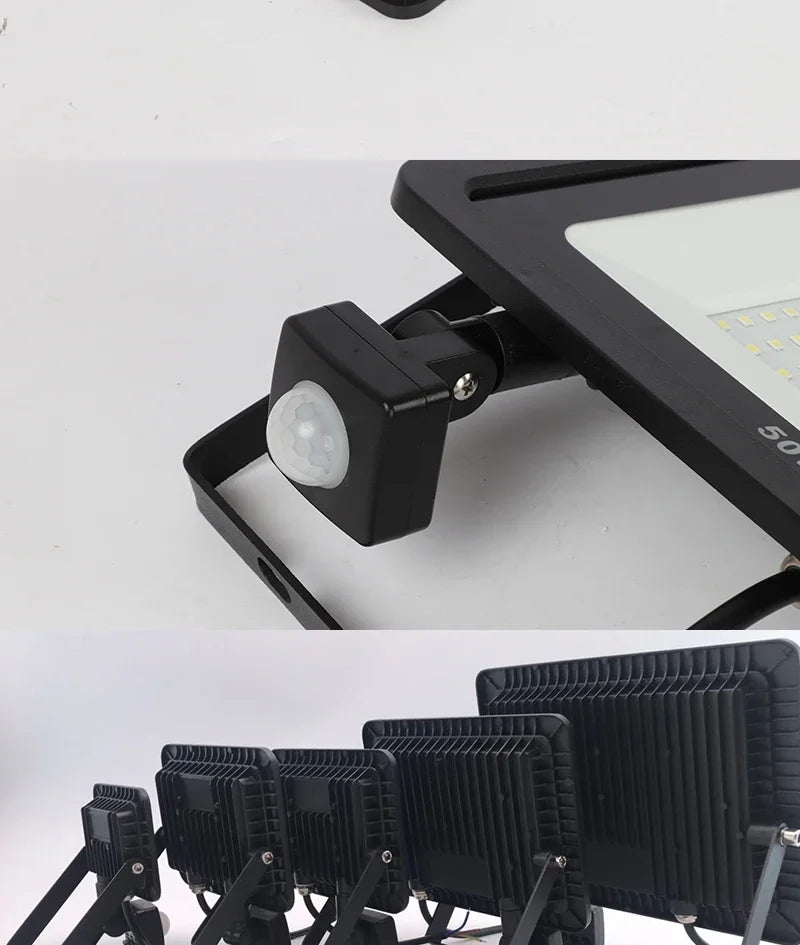 CowLost | 10w-20w-30w-50w-100w-induction-led-flood-light-with-adjustable-pir-sensor |11